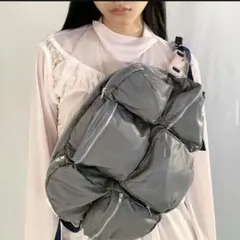 mikiosakabe フェザー風リュック kOhAKUフェイクレザーカブセリュック[品番：MITW0013597