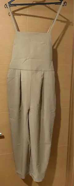 ニコアンド サロペット 茶色 M