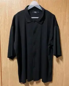 AZUL by moussy ストレッチ リップル リラックス 半袖シャツ