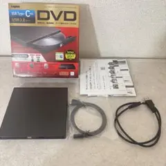 Logitec 外付け ポータブルDVDドライブ LDR-PML8U3CVBK