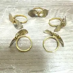 指輪５個　ハンドメイド