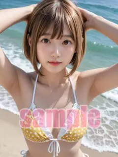 AI美女A4ポスター