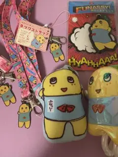 FUNASSYI ふなっしー　ネックストラップ マスコット　クリップ　計⑥点