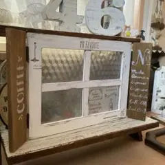 ハンドメイド①飾り窓　珈琲屋さん