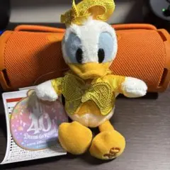東京ディズニーランド40周年 ドナルドダックぬいぐるみバッジ