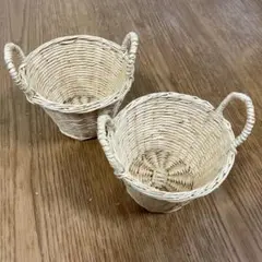 かご　インテリア　小物入れ　2個セット