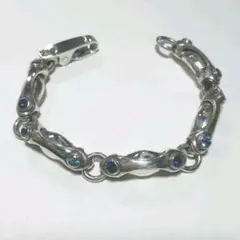 Dr MONROE ドクターモンロー シルバー ブレスレット メンズ トパーズ