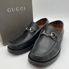 箱付き✨GUCCI グッチ ホースビット ローファー 革靴 レザー ブラック