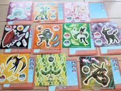 ポケモン　カード　シール　ずかんメモ　ホロ2枚　合計10セット