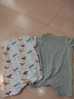 H&M 半袖 ロンパース 2点セット　バットマン