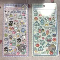 ボンボンドロップシール　はぴだんぶい　ハンギョドン　2個セット
