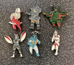 【限定品】ウルトラマン＋怪獣 ピンバッジ 6個セット