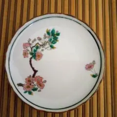 九谷　暁堂　桜の花柄 小皿