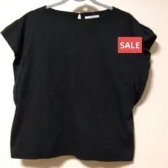 フレンチスリーブＴシャツ黒