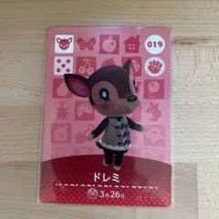 どうぶつの森　あつ森　amiiboカード　ドレミ