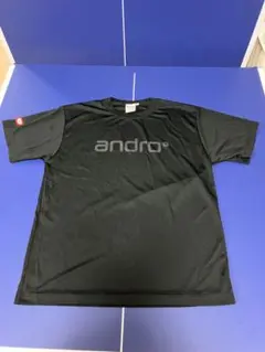 【卓球】andro ナパTシャツ ブラック（Ｓサイズ）