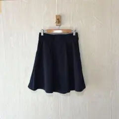 フレアスカート ミニ トレーナー スウェット ネイビー 紺 GOODTHINGS