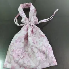 裏付き巾着袋6(リバティ)