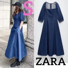 ZARA 新品 デニムワンピース