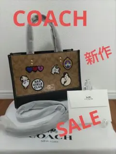 COACH コーチ ディズニー コラボ デンプシー トートバッグ 新作
