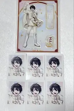 夢追翔　6周年　アクリルスタンド　ランダムチェキ風カード