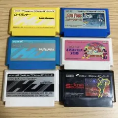 ファミコンソフト ハドソン 6本セット ナッツ＆ミルク スターソルジャー ほか