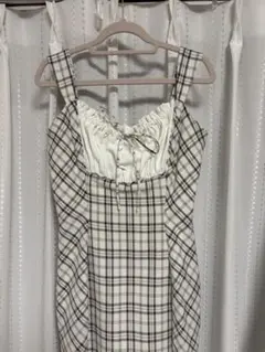 Darich チェックマーメイドロングワンピース FS