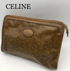 CELINE セリーヌ ブランド ブラウン クラッチバッグ 馬車柄 メンズ