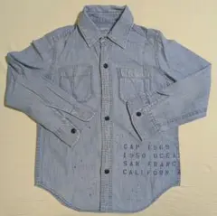 GAP Kids　 ブルーデニム 長袖シャツ 120cm