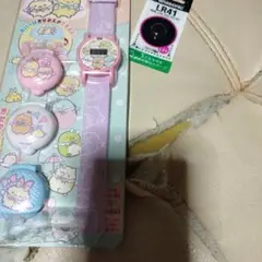 すみっコぐらし 腕時計セット ピンク