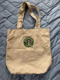 Starbucks トートバッグ ベージュ キャンバス