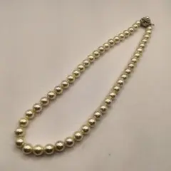 真珠ネックレス ホワイトパール 6mm玉 全長41cm パールネックレス 真珠