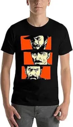 3人のキャラクター プリント Tシャツ XXL