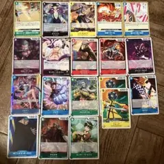 ワンピース カードキャラクターカード　14枚