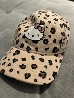 ハローキティ ヒョウ柄 キャップ