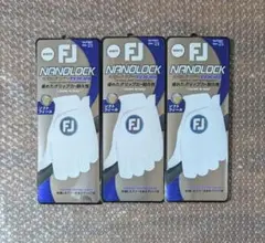 新品　3個セット フットジョイ ナノロックツアー ゴルフグローブ2025年モデル