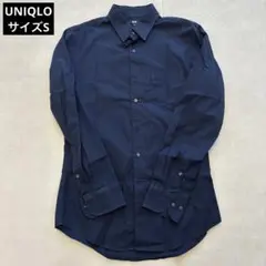 UNIQLO ユニクロ ネイビー スリムフィット シャツ S