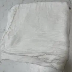 無印良品　二重ガーゼ　掛けふとんカバー　ホワイト　ダブル