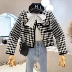 千鳥柄 ジャケット