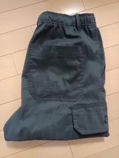 ストレッチイージカーゴパンツブラックМサイズ