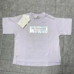 最安値❣️新品　ベビー　Tシャツ　半袖　紫　可愛い　キラキラ　90