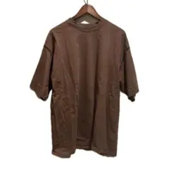 asclo ブラウン 半袖 tシャツ