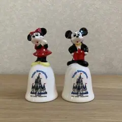 東京ディズニーランド ミッキー&ミニーマウス 陶器 ベル レトロ ビンテージ