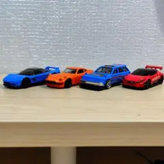 レアHot Wheels ミニカー カスタム ニッサン フェアレディZ4台セット