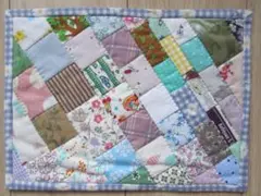 ハンドメイド　パッチワーク　キルト
