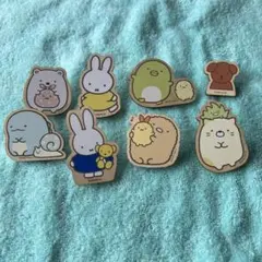 動物キャラクター 木製クリップ 8個セット 土日セール中