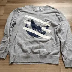 グレー Mサイズ ロゴプリント スウェット カルマ