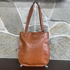 FENDI フェンディ レザー トートバッグ キャメル