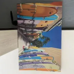 ビーチ風景 サーフボード アートプリント