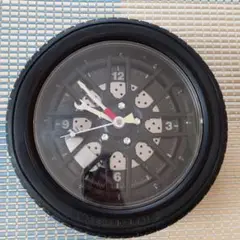 タイヤ型クォーツ掛時計